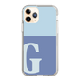Slim Protection Case［ Original - initial two tone - G blue ］