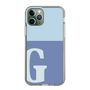 Slim Protection Case［ Original - initial two tone - G blue ］