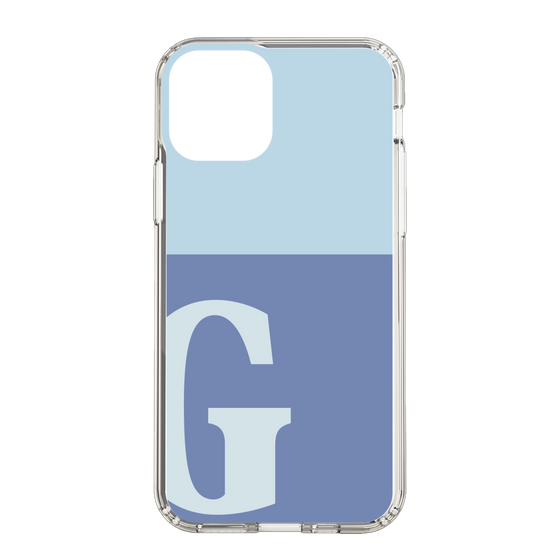 Slim Protection Case［ Original - initial two tone - G blue ］