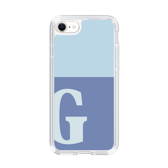 Slim Protection Case［ Original - initial two tone - G blue ］