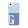 Slim Protection Case［ Original - initial two tone - G blue ］