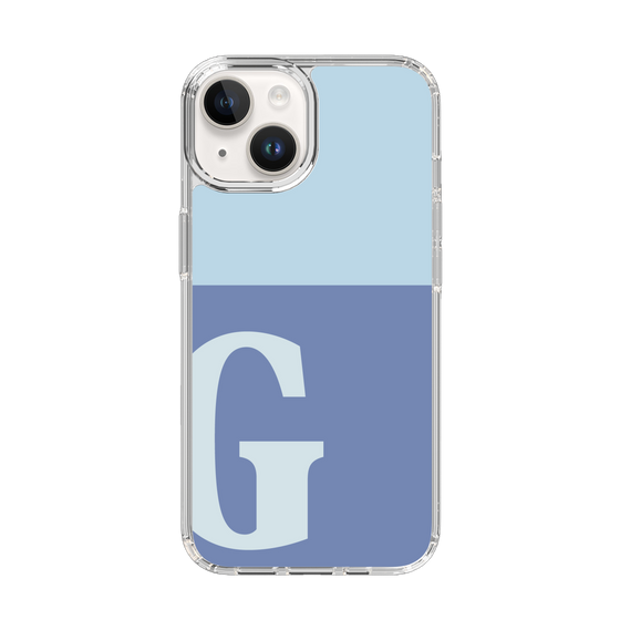 Slim Protection Case［ Original - initial two tone - G blue ］
