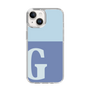 Slim Protection Case［ Original - initial two tone - G blue ］