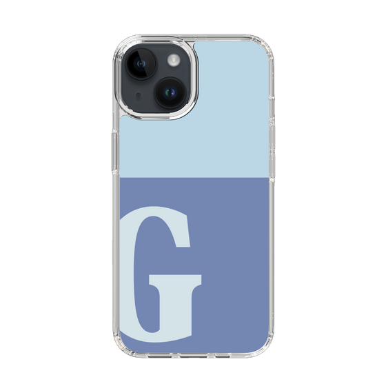 Slim Protection Case［ Original - initial two tone - G blue ］