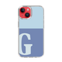 Slim Protection Case［ Original - initial two tone - G blue ］