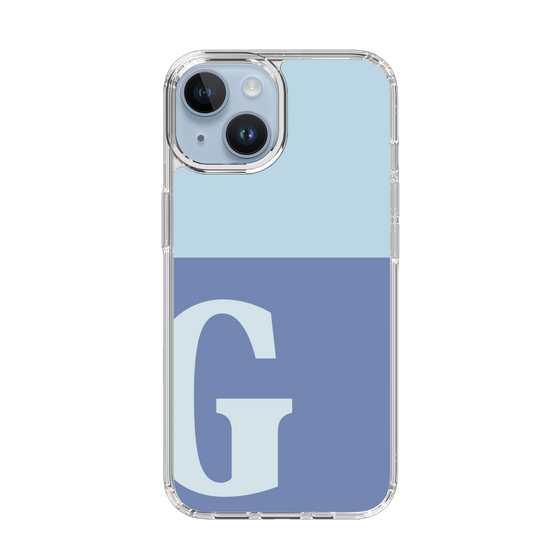 Slim Protection Case［ Original - initial two tone - G blue ］