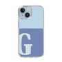 Slim Protection Case［ Original - initial two tone - G blue ］