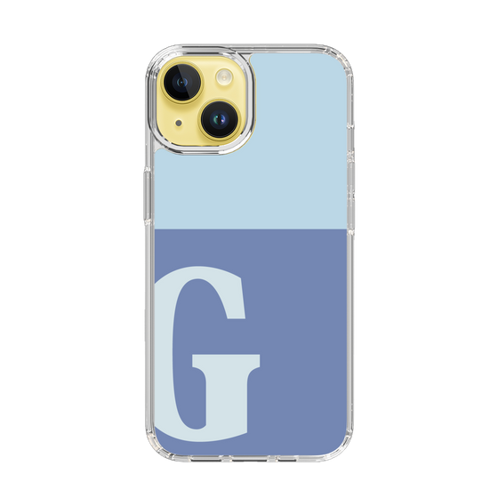 Slim Protection Case［ Original - initial two tone - G blue ］
