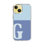 Slim Protection Case［ Original - initial two tone - G blue ］