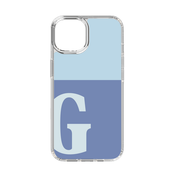 Slim Protection Case［ Original - initial two tone - G blue ］