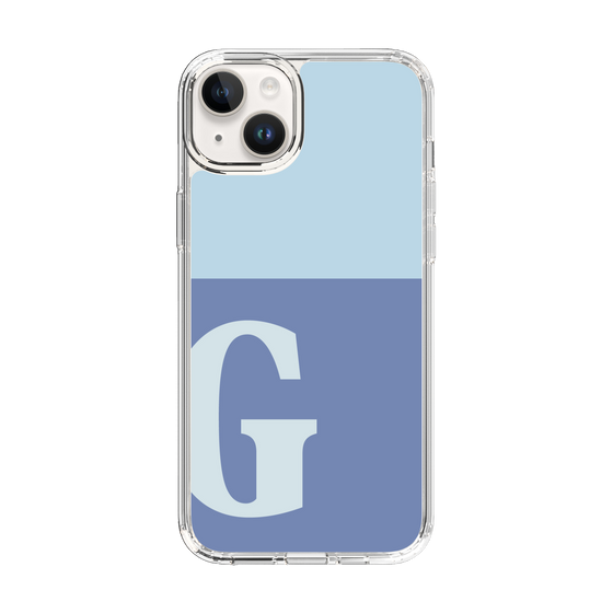 Slim Protection Case［ Original - initial two tone - G blue ］