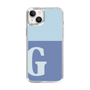 Slim Protection Case［ Original - initial two tone - G blue ］