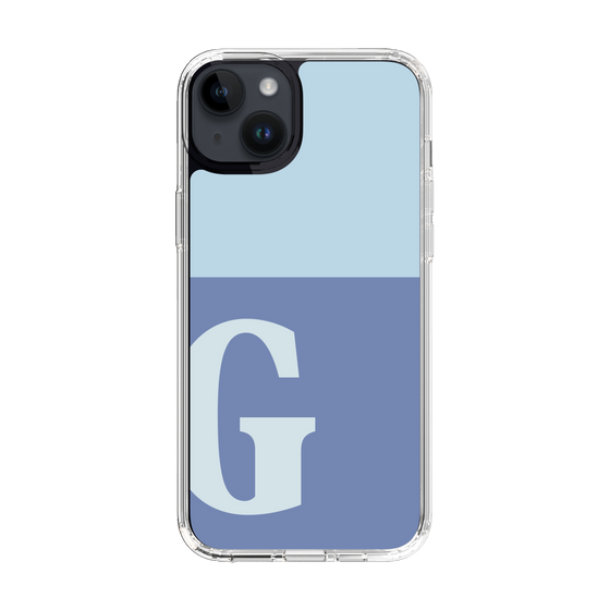 Slim Protection Case［ Original - initial two tone - G blue ］