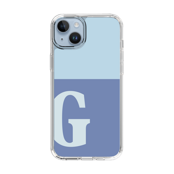 Slim Protection Case［ Original - initial two tone - G blue ］