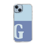Slim Protection Case［ Original - initial two tone - G blue ］