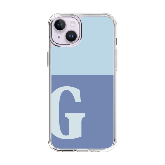 Slim Protection Case［ Original - initial two tone - G blue ］
