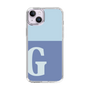 Slim Protection Case［ Original - initial two tone - G blue ］