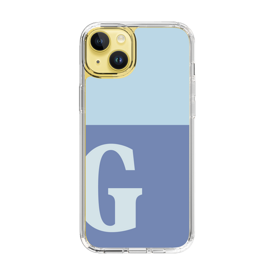 Slim Protection Case［ Original - initial two tone - G blue ］