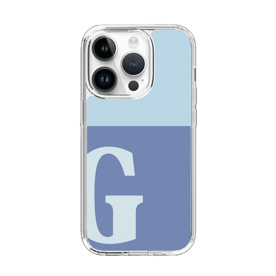 Slim Protection Case［ Original - initial two tone - G blue ］
