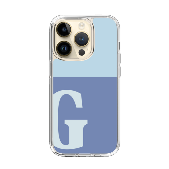 Slim Protection Case［ Original - initial two tone - G blue ］