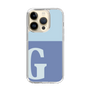 Slim Protection Case［ Original - initial two tone - G blue ］