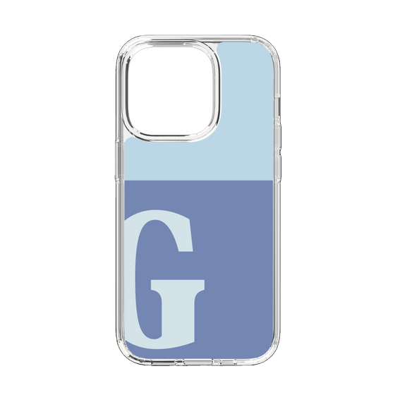Slim Protection Case［ Original - initial two tone - G blue ］