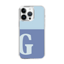 Slim Protection Case［ Original - initial two tone - G blue ］