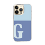 Slim Protection Case［ Original - initial two tone - G blue ］