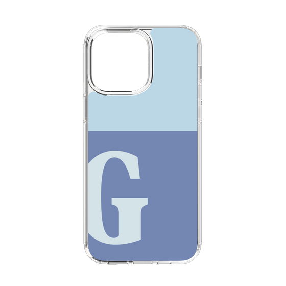Slim Protection Case［ Original - initial two tone - G blue ］