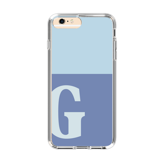 Slim Protection Case［ Original - initial two tone - G blue ］