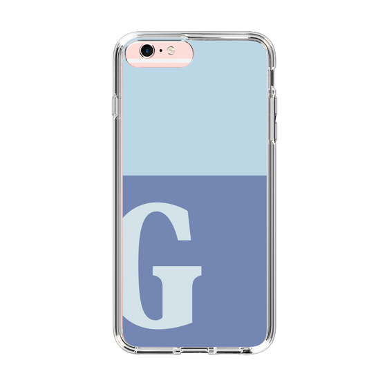 Slim Protection Case［ Original - initial two tone - G blue ］