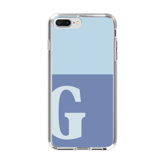 Slim Protection Case［ Original - initial two tone - G blue ］