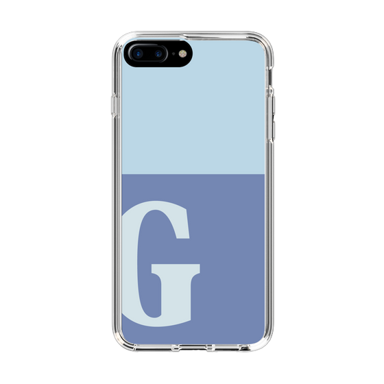 Slim Protection Case［ Original - initial two tone - G blue ］