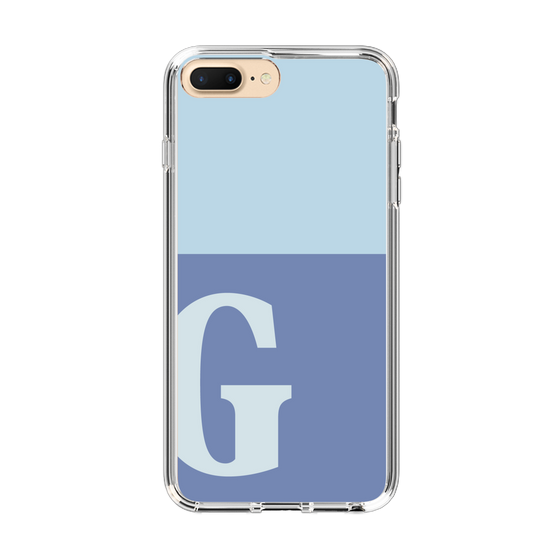 Slim Protection Case［ Original - initial two tone - G blue ］