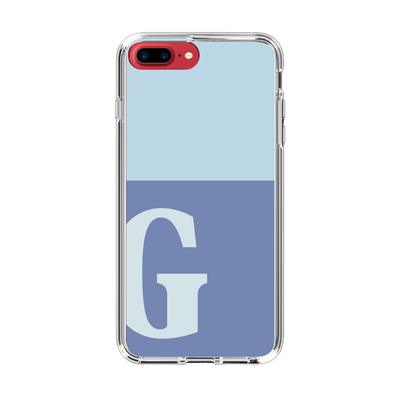 Slim Protection Case［ Original - initial two tone - G blue ］