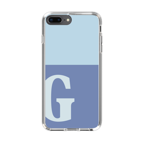 Slim Protection Case［ Original - initial two tone - G blue ］