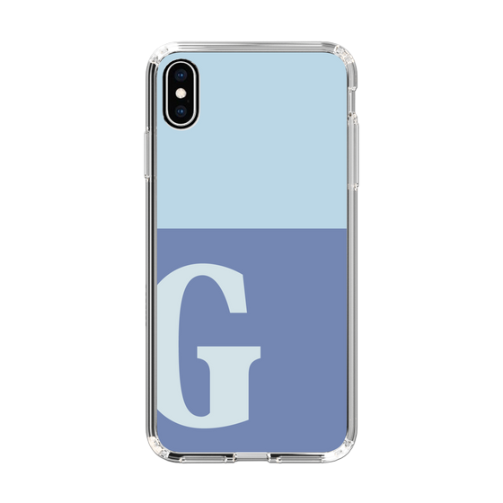 Slim Protection Case［ Original - initial two tone - G blue ］