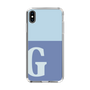 Slim Protection Case［ Original - initial two tone - G blue ］