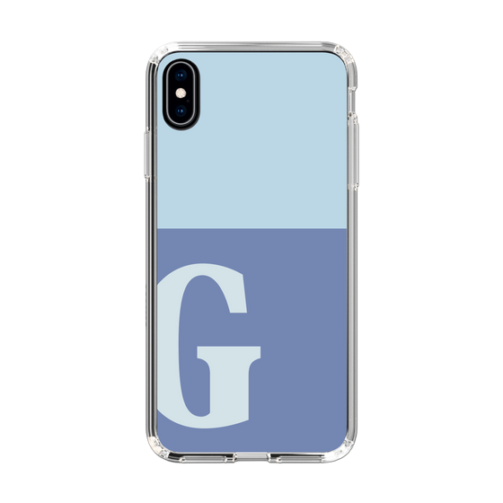 Slim Protection Case［ Original - initial two tone - G blue ］