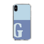 Slim Protection Case［ Original - initial two tone - G blue ］