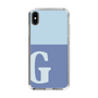 Slim Protection Case［ Original - initial two tone - G blue ］