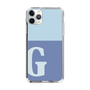 Slim Protection Case［ Original - initial two tone - G blue ］