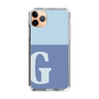 Slim Protection Case［ Original - initial two tone - G blue ］