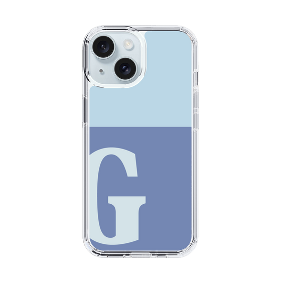 Slim Protection Case［ Original - initial two tone - G blue ］