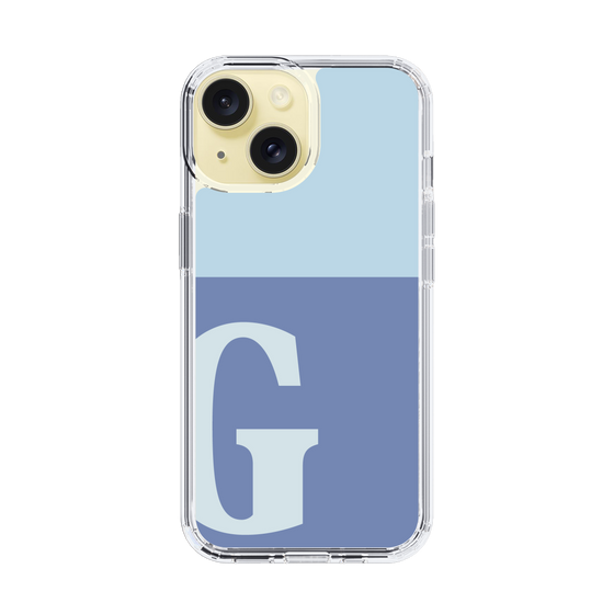 Slim Protection Case［ Original - initial two tone - G blue ］