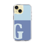 Slim Protection Case［ Original - initial two tone - G blue ］