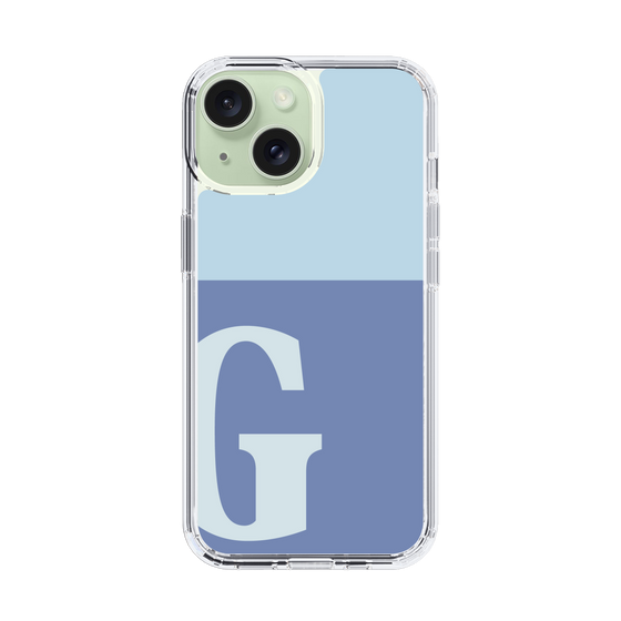 Slim Protection Case［ Original - initial two tone - G blue ］