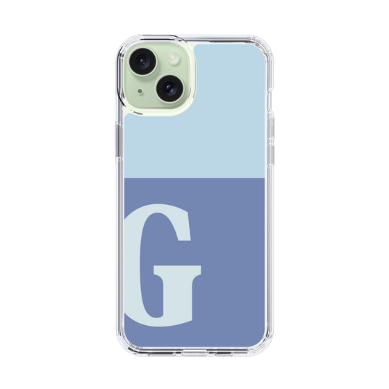 Slim Protection Case［ Original - initial two tone - G blue ］
