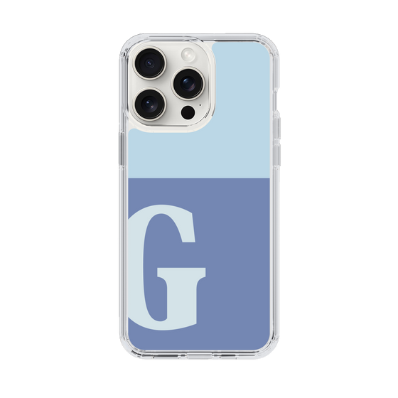 Slim Protection Case［ Original - initial two tone - G blue ］
