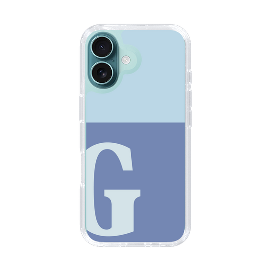 Slim Protection Case［ オリジナル - initial two tone - G blue ］